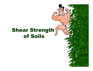 Shear Strength Lecture