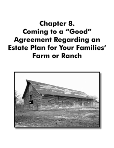 Chapter 8. Coming to a “Good” Agreement Regarding an Estate