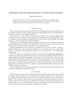 Piecewise smooth perturbations of integrable systems