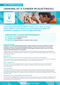 looking at a career in electrical?