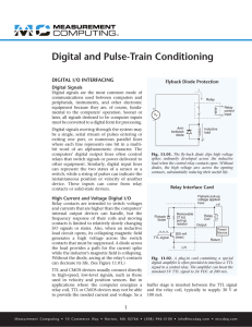 Digital and Pulse-Train Conditioning