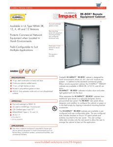 HI-IMPACT™ REBOX® Remote Equipment Cabinet