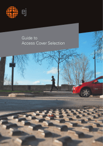 Guide to Access Cover Selection