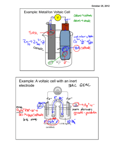 Voltaic Cell Part 2