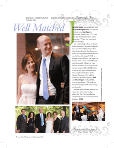 Well Matched - A Swanky Affair