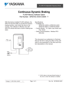 Continuous Dynamic Braking