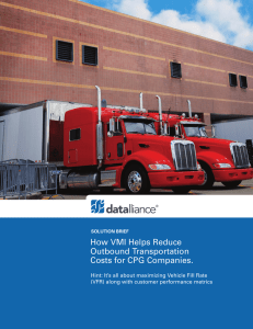 How VMI Helps Reduce Outbound Transportation Costs for CPG