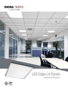 LED Edge-Lit Panels