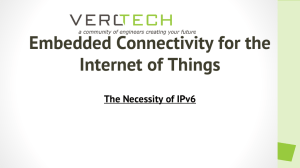 Embedded Connectivity for the Internet of Things