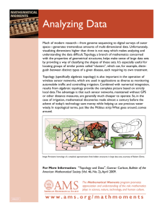 Analyzing Data - American Mathematical Society