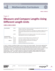 Measure and Compare Lengths Using Different Length Units