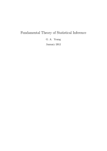 Fundamental Theory of Statistical Inference