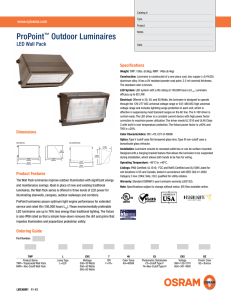 ProPoint™ Outdoor Luminaires