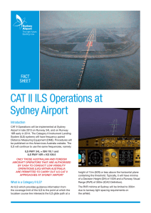 CAT II ILS Operations at Sydney Airport