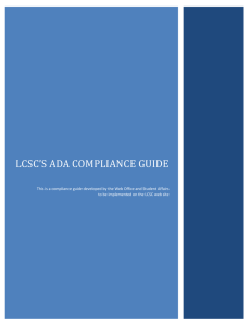 ADA Web Compliance Guide