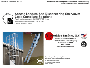 Access Ladders And Disappearing Stairways: Code Compliant