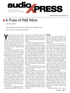 In Praise of Wall Warts