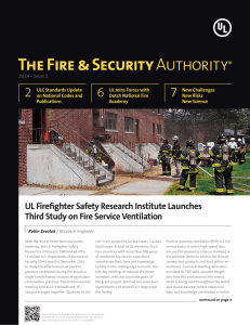 UL Firefighter Safety Research Institute Launches Third Study on