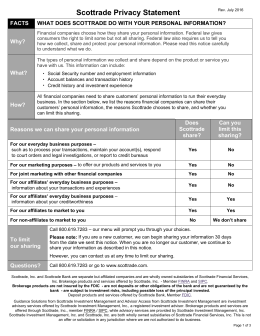 Scottrade options application and agreement