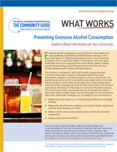 Preventing Excessive Alcohol Consumption