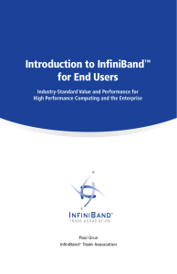 Introduction to InfiniBand™ for End Users