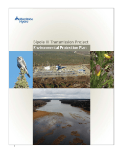 Bipole III Environmental Protection Plan