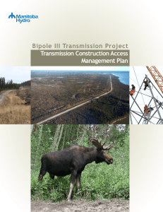 Bipole III Transmission Project Transmission
