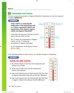 Temperature Scales Worksheet