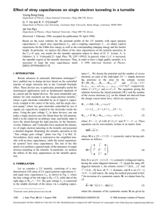 251. Effect of Stray Capacitances on Single Electron Tunneling in a