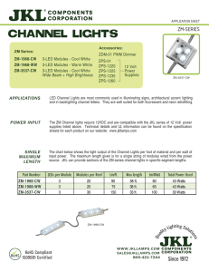 channel lights - JKL Components