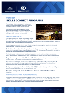 SKILLS CONNECT PROGRAMS