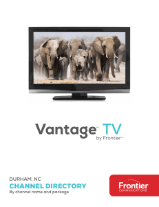 Vantage TV - Frontier.com
