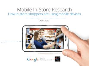 Mobile In-Store Research