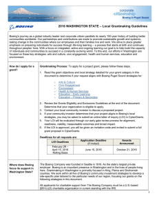 LOCAL CORPORATE GRANT-MAKING GUIDELINES