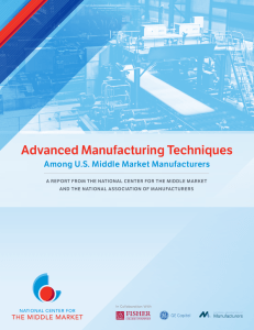 implementation of advanced manufacturing techniques and