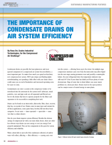 The Importance of Condensate Drains on Air System Efficiency