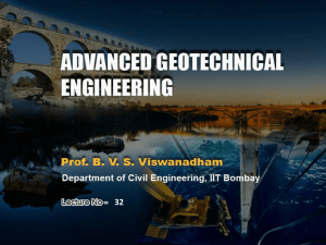 Prof. B V S Viswanadham, Department of Civil Engineering, IIT