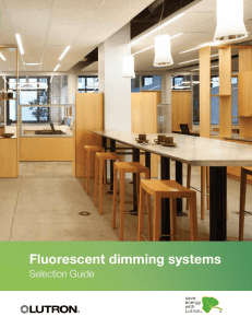 Lutron Fluorescent Dimming Guide