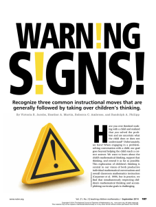 Warning Signs!