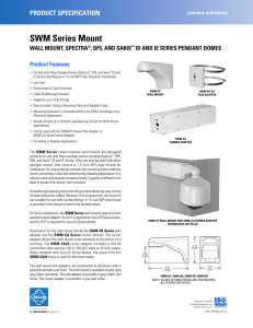 SWM Series Mount - Signal Control Products, Inc.