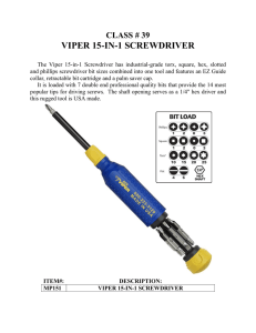 viper 15-in-1 screwdriver
