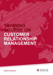 customer relationship management training course on
