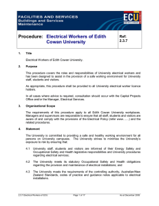 Electrical Workers of ECU