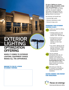 ExtErior Lighting
