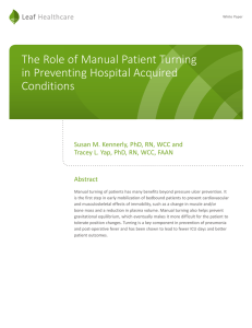 The Role of Manual Patient Turning in Preventing