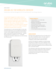 aruba as-100 wireless sensor