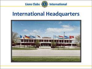 International Headquarters - Lions Clubs International