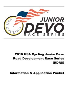 2016 USA Cycling Junior Devo Road Development Race Series