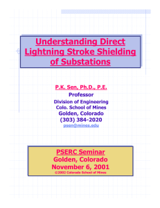 Understanding Direct Lightning Stroke Shielding of Substations