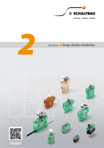 Brochure Snap-Action Switches
